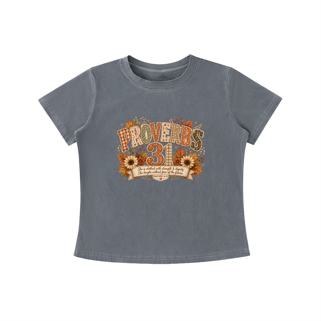 Proverbs 31 Vintage Washed Tee