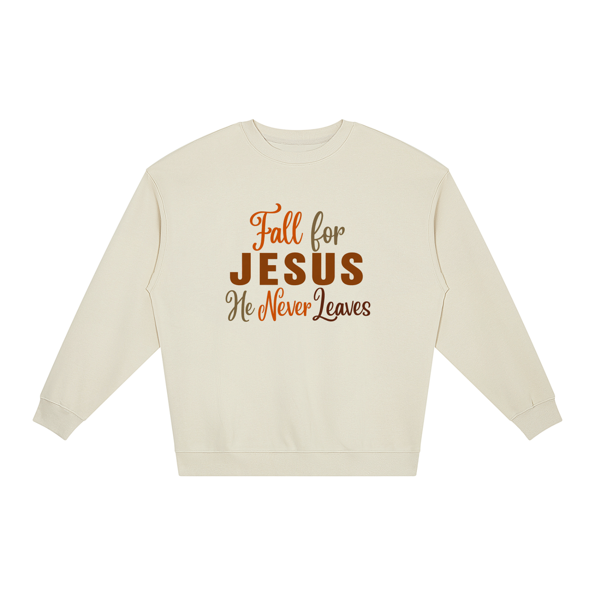 Fall for Jesus Loose Crewneck