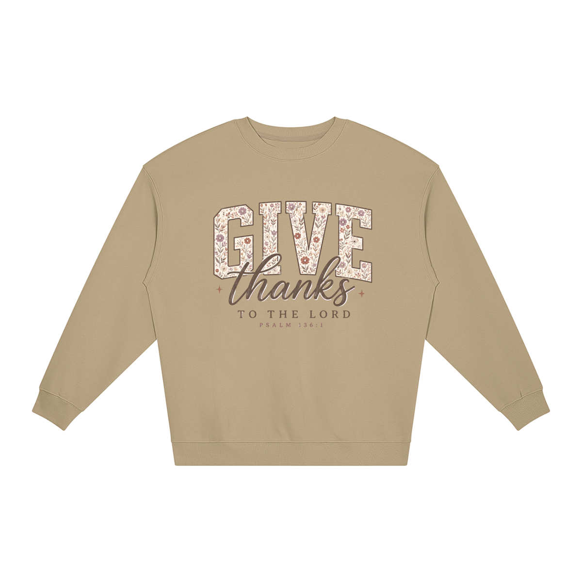 Give Thanks to the Lord Fall Crewneck Sweatshirt