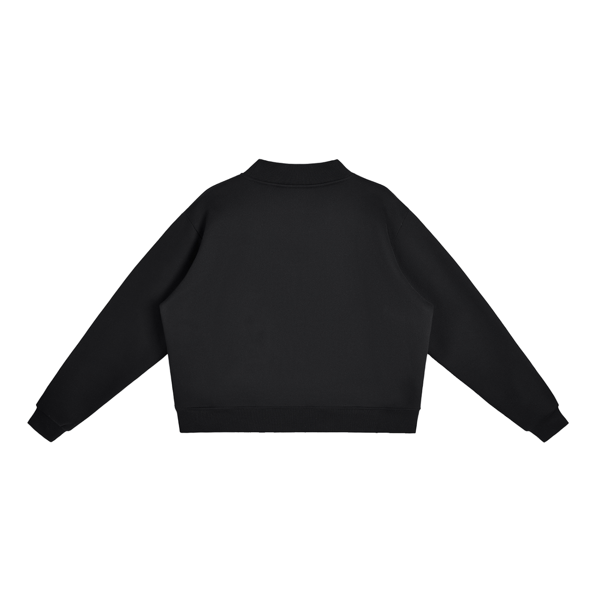 Far More Than Rubies Fleece Mock-Neck Crew Sweatshirt