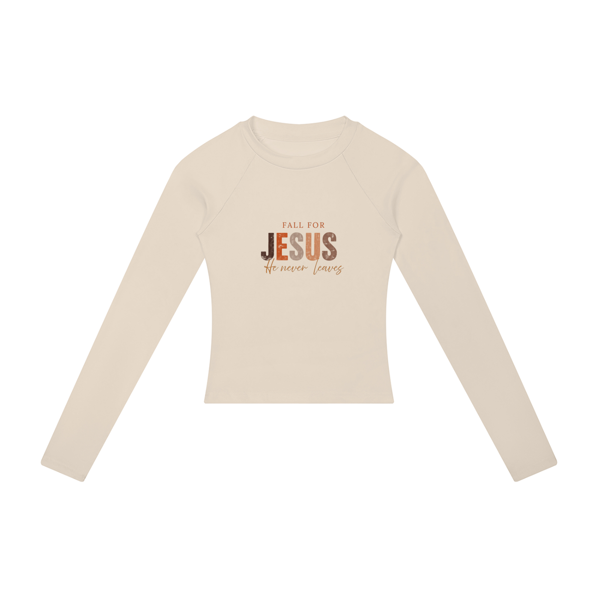 Fall for Jesus Slim Raglan Tee