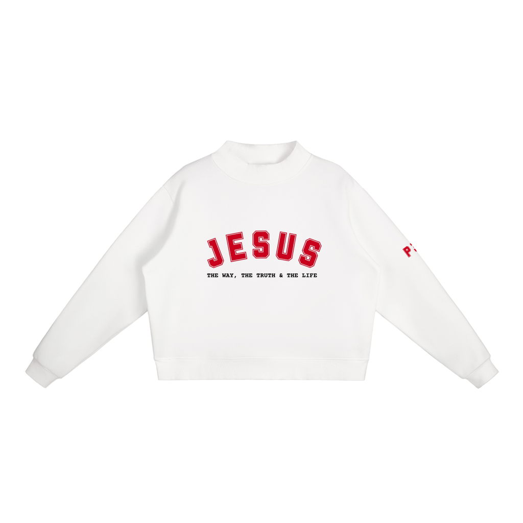 Jesus The Way, The Truth & The Life Collegiate Fleece Sweatshirt