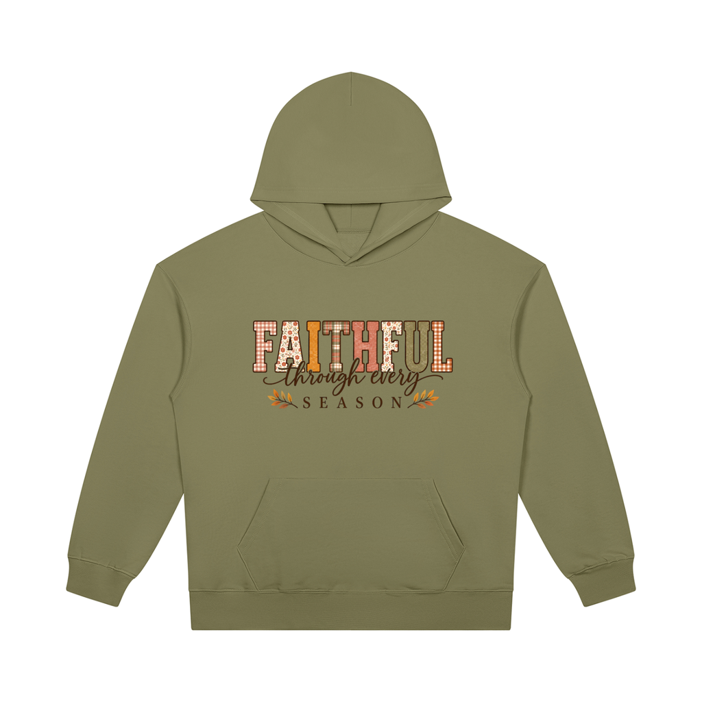 Faithful Through Every Season Heavyweight Pullover Hoodie
