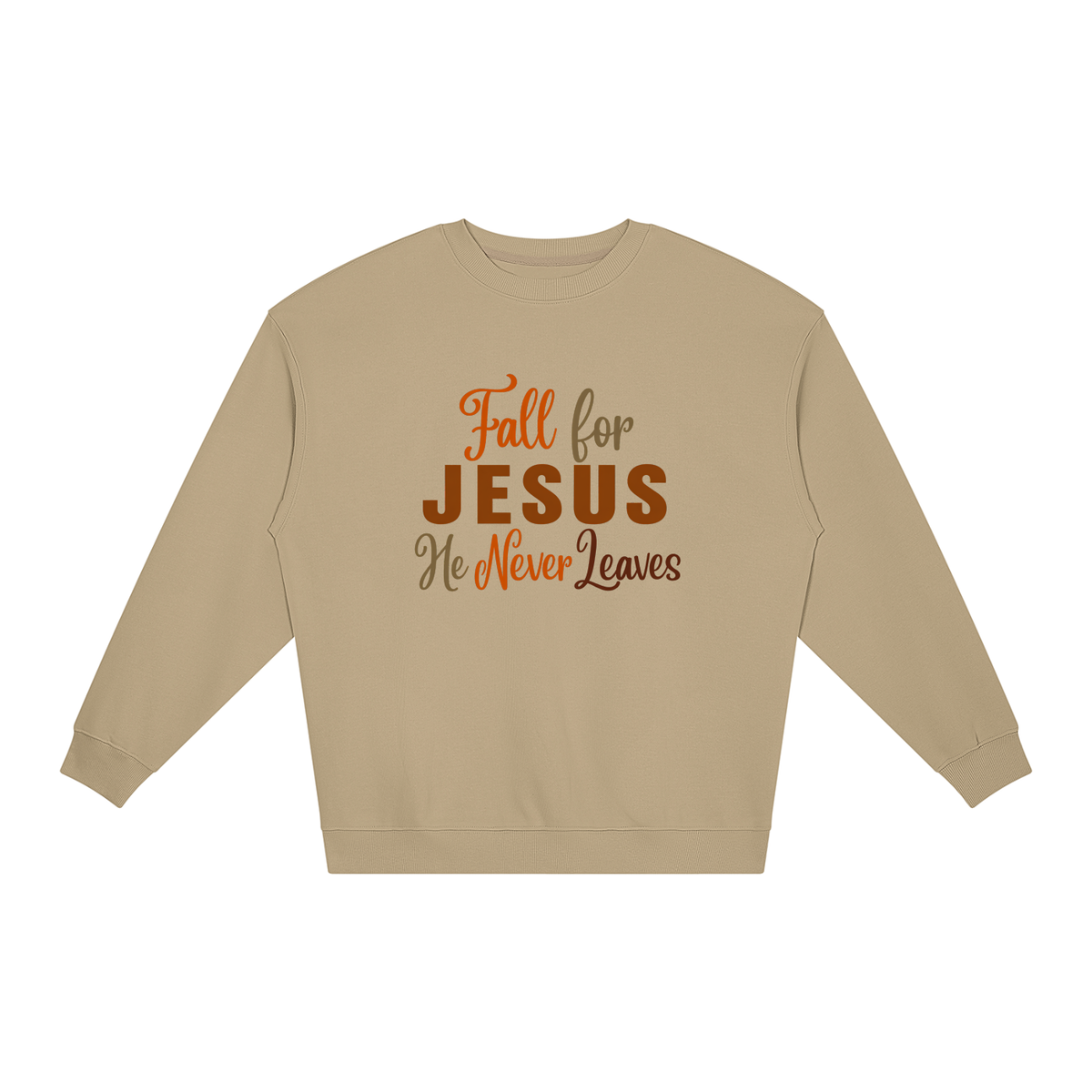 Fall for Jesus Loose Crewneck