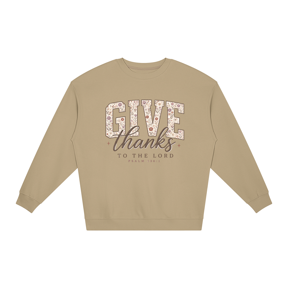 Give Thanks to the Lord Fall Crewneck Sweatshirt