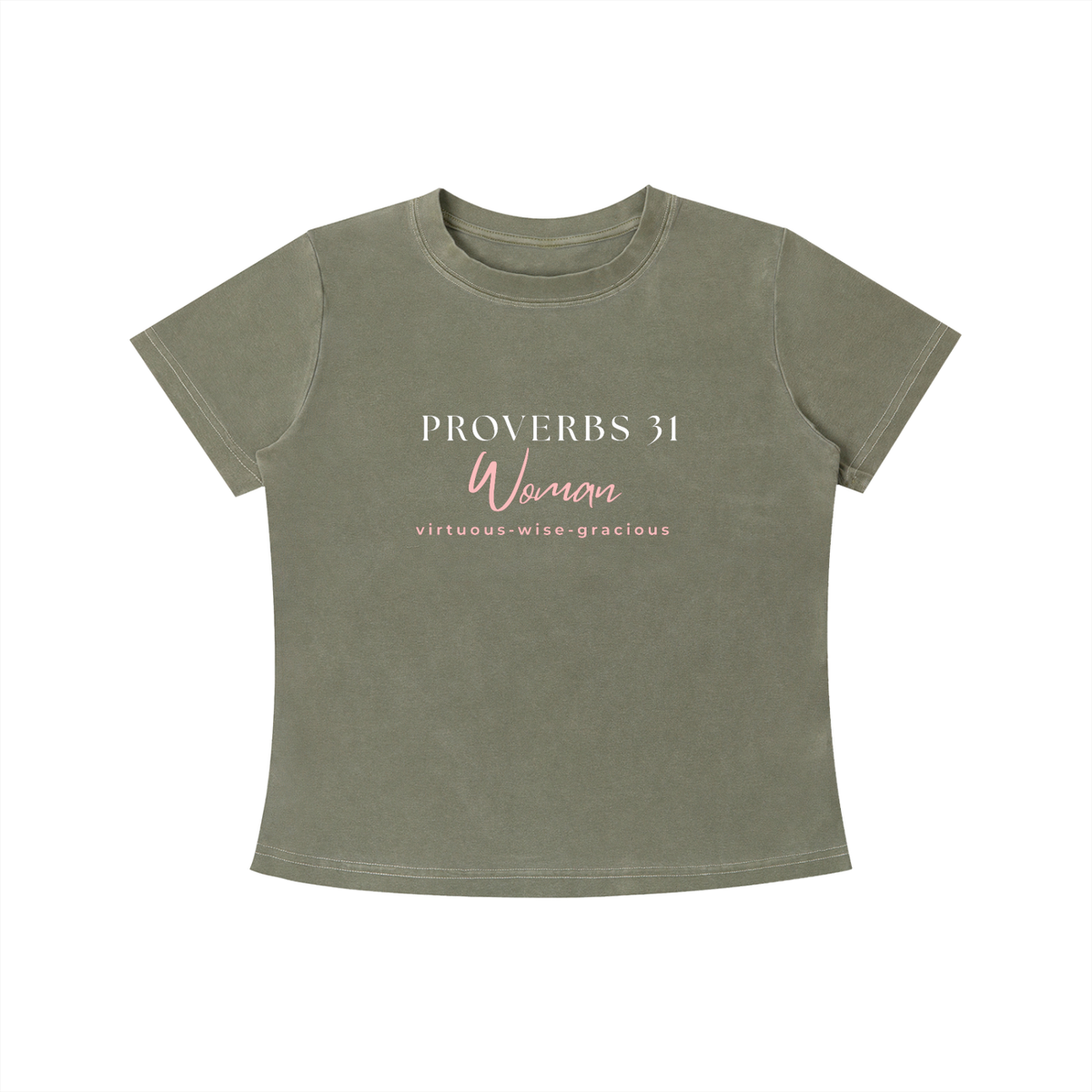 Proverbs 31 Woman Vintage Washed Tee