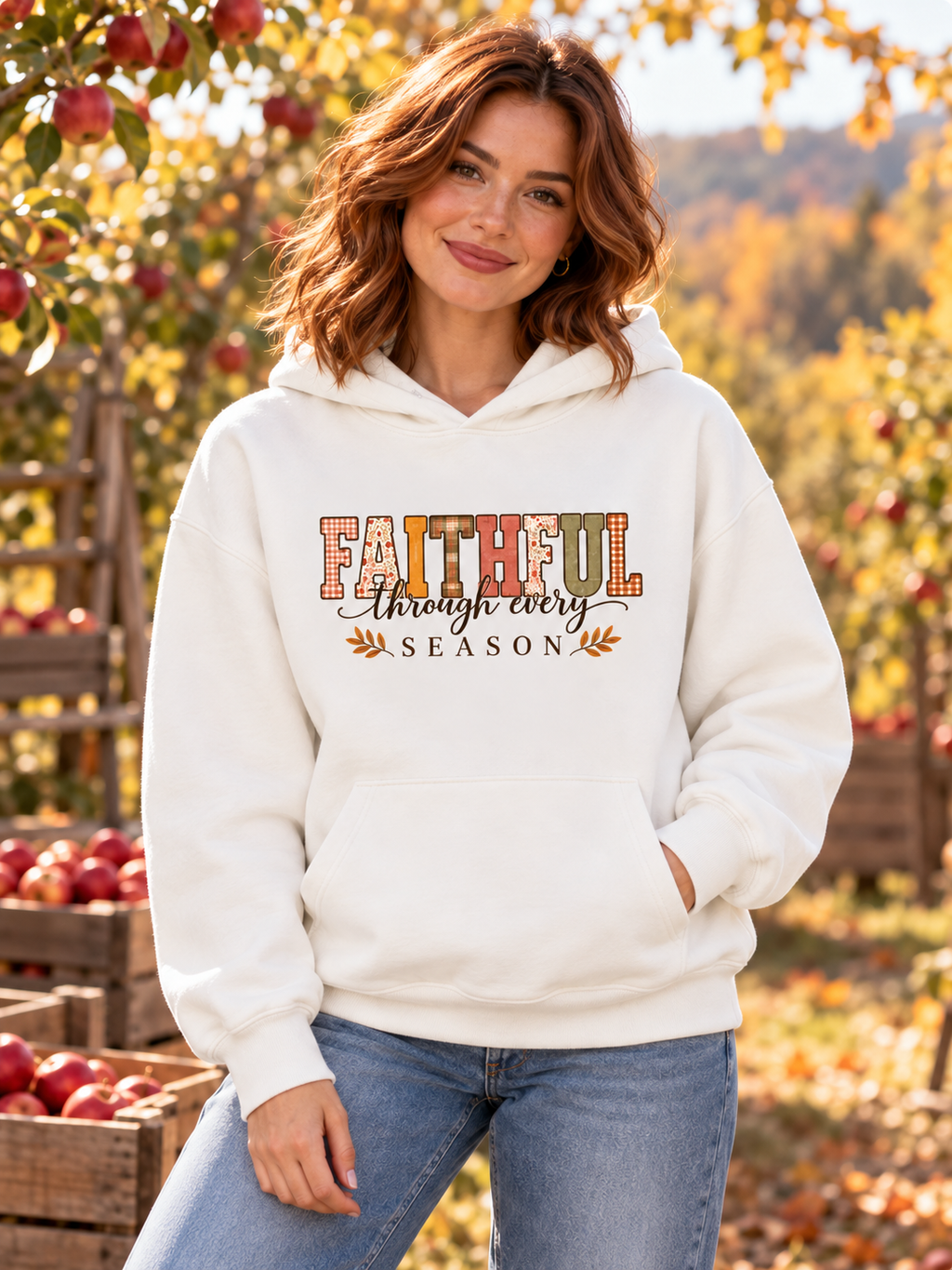 Faithful Through Every Season Heavyweight Pullover Hoodie