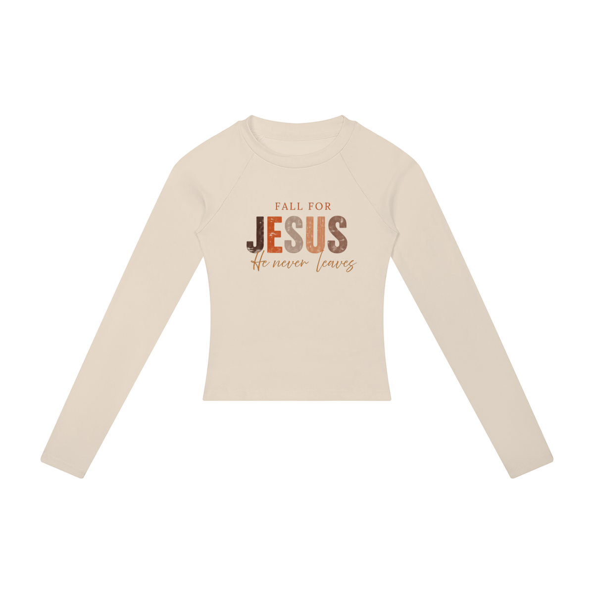 Fall for Jesus Slim Raglan Tee