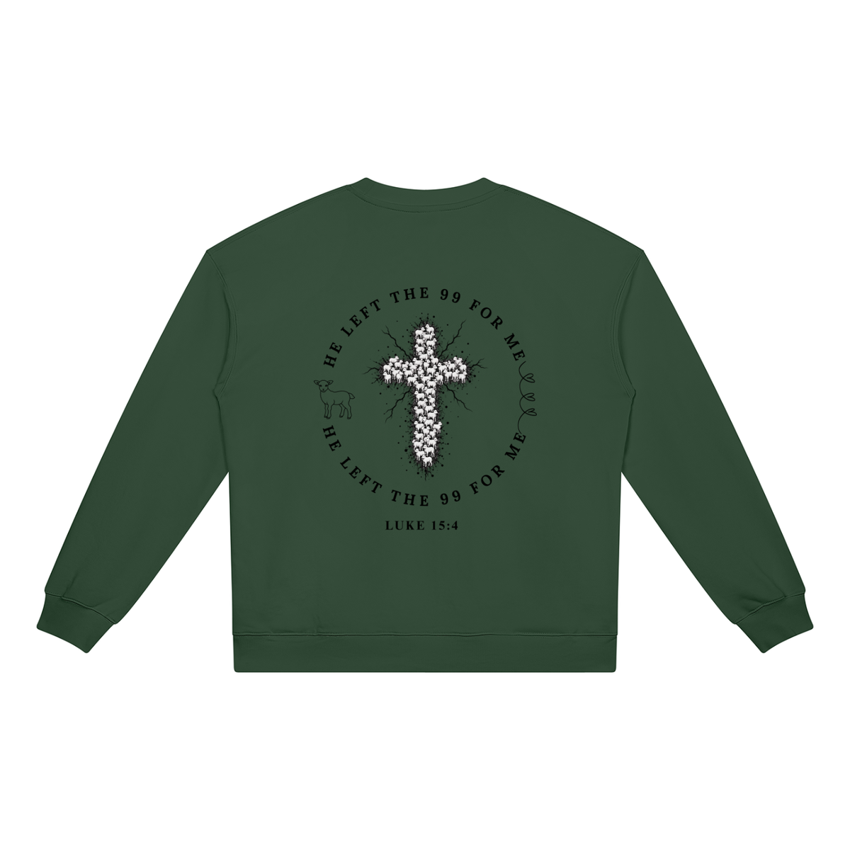 He Left The 99 for Me Heavyweight Crewneck Sweatshirt