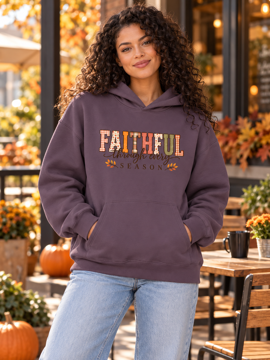 Faithful Through Every Season Heavyweight Pullover Hoodie