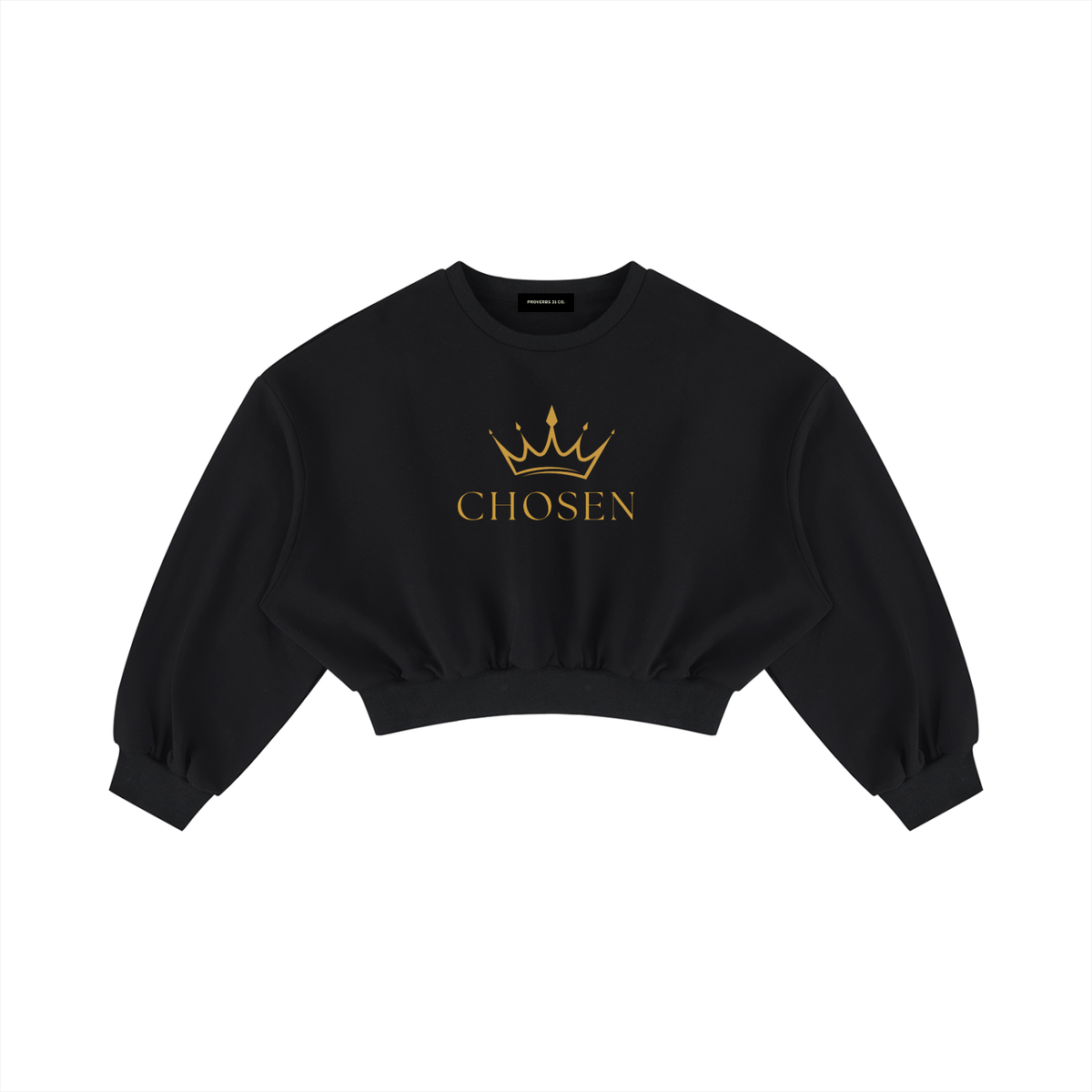 Chosen Women's Boxy Cropped Crewneck Sweatshirt