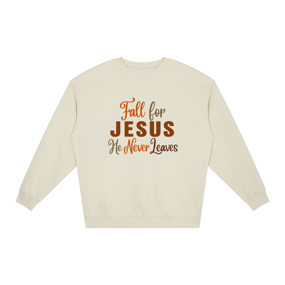 Fall for Jesus Loose Crewneck